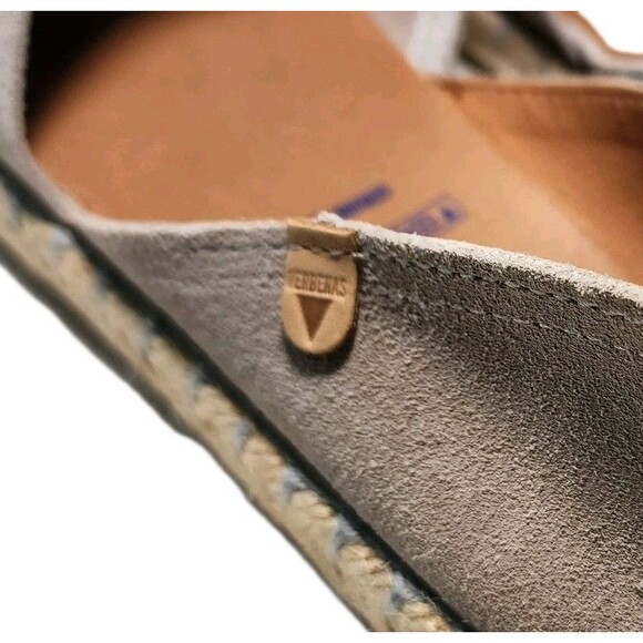 Flats Womens US 11  Gray Suede Leather Shoes VERBENAS Carmen Casual - Picture 5 of 10